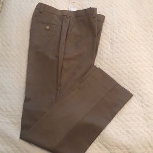 Lauren Ralph Lauren Boys tan suit pants 18R/29” W NWT